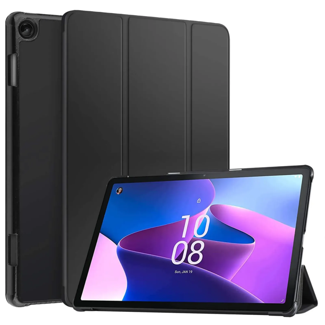 Robustrion Trifold Flip Stand Hard Back Case Cover for Lenovo Tab M10 FHD 3rd Gen 10.1 inch Cover (TB-328FU / TB-328XU)