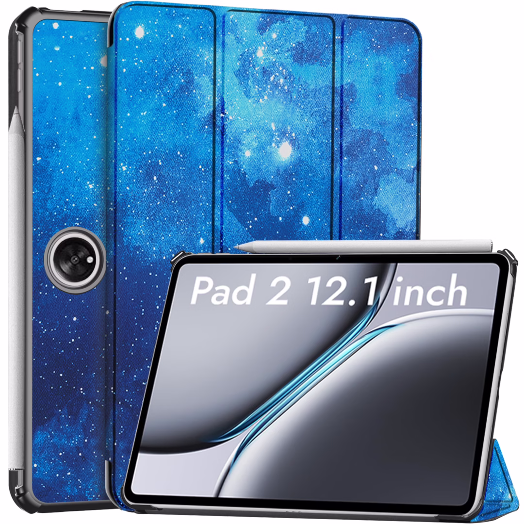 Robustrion Cover Case for OnePlus Pad 2 12.1 inch Cover, Flip Cover Case for OnePlus Pad 2 12.1 inch [Auto Sleep Wake Support] - Stars