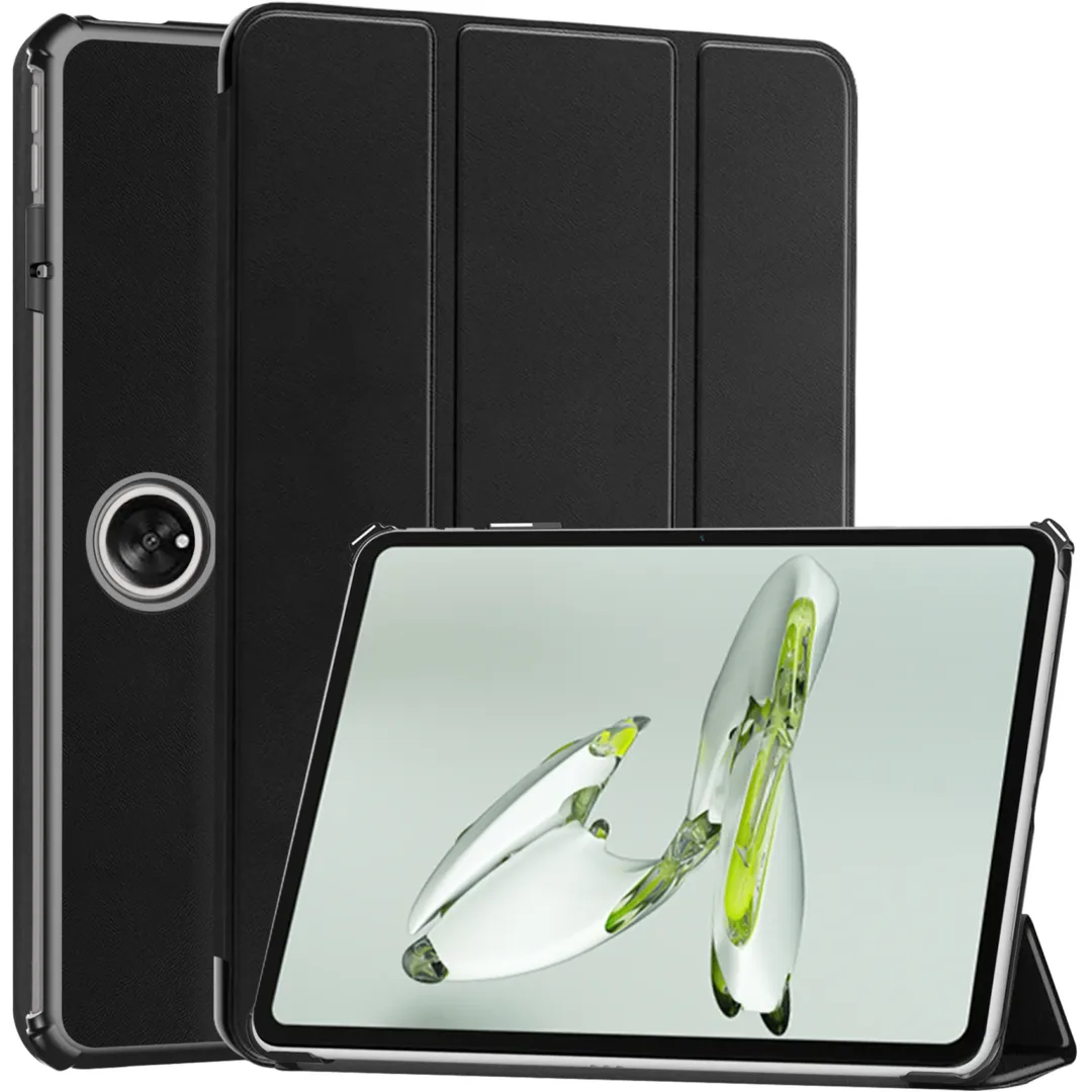 Robustrion Cover for OnePlus Pad Go 11.35 inch Cover Case, Trifold Flip Case Cover for OnePlus Pad GO 11.35 inch [Support Auto Sleep Wake] - Black