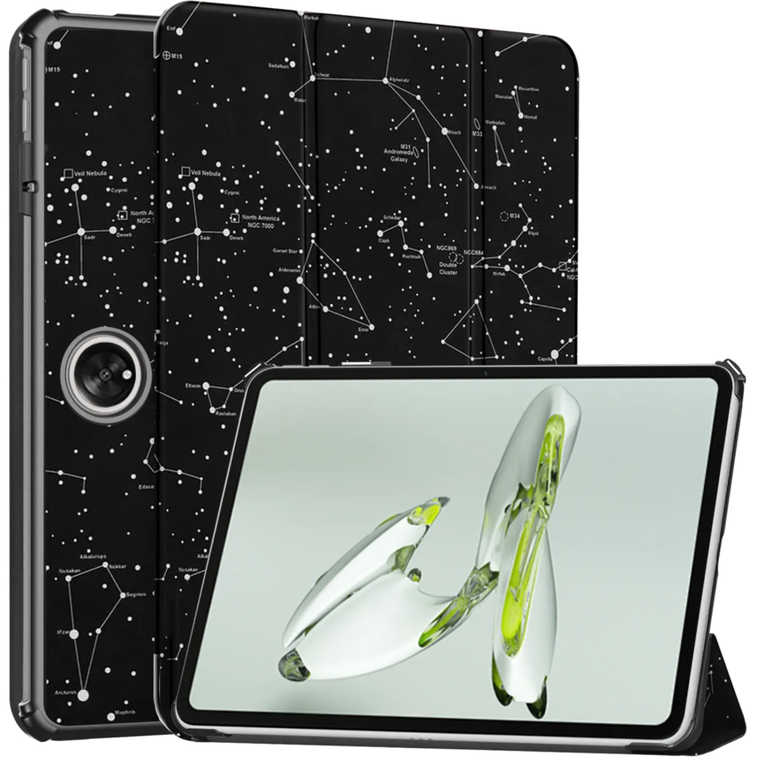 Robustrion Cover for OnePlus Pad Go 11.35 inch Cover Case, Trifold Flip Case Cover for OnePlus Pad GO 11.35 inch [Support Auto Sleep Wake] - Cnstlaton