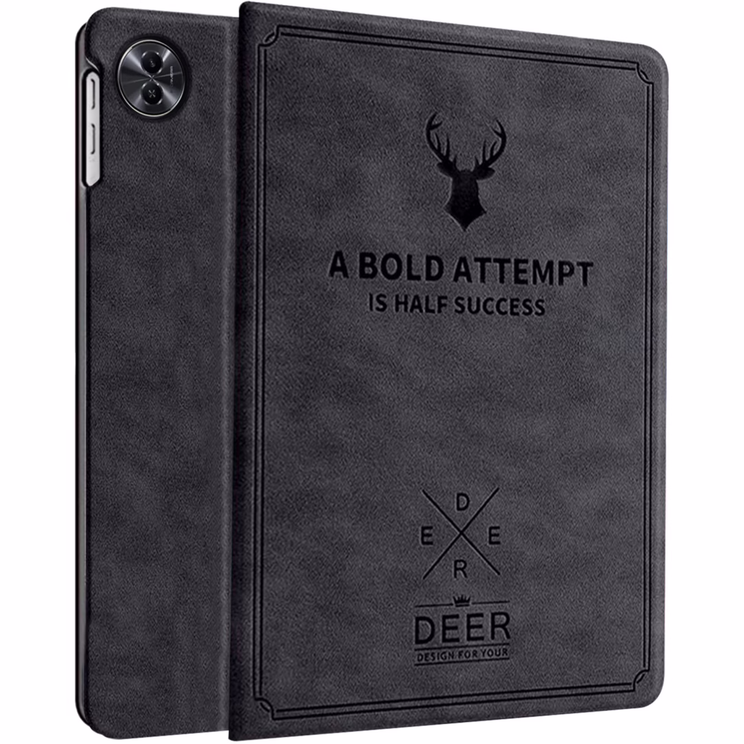 Robustrion Cover for Realme Pad 2 Cover Case 11.5 inch, Deer Pattern Flip Back Case for Realme Pad 2 Tablet Cover