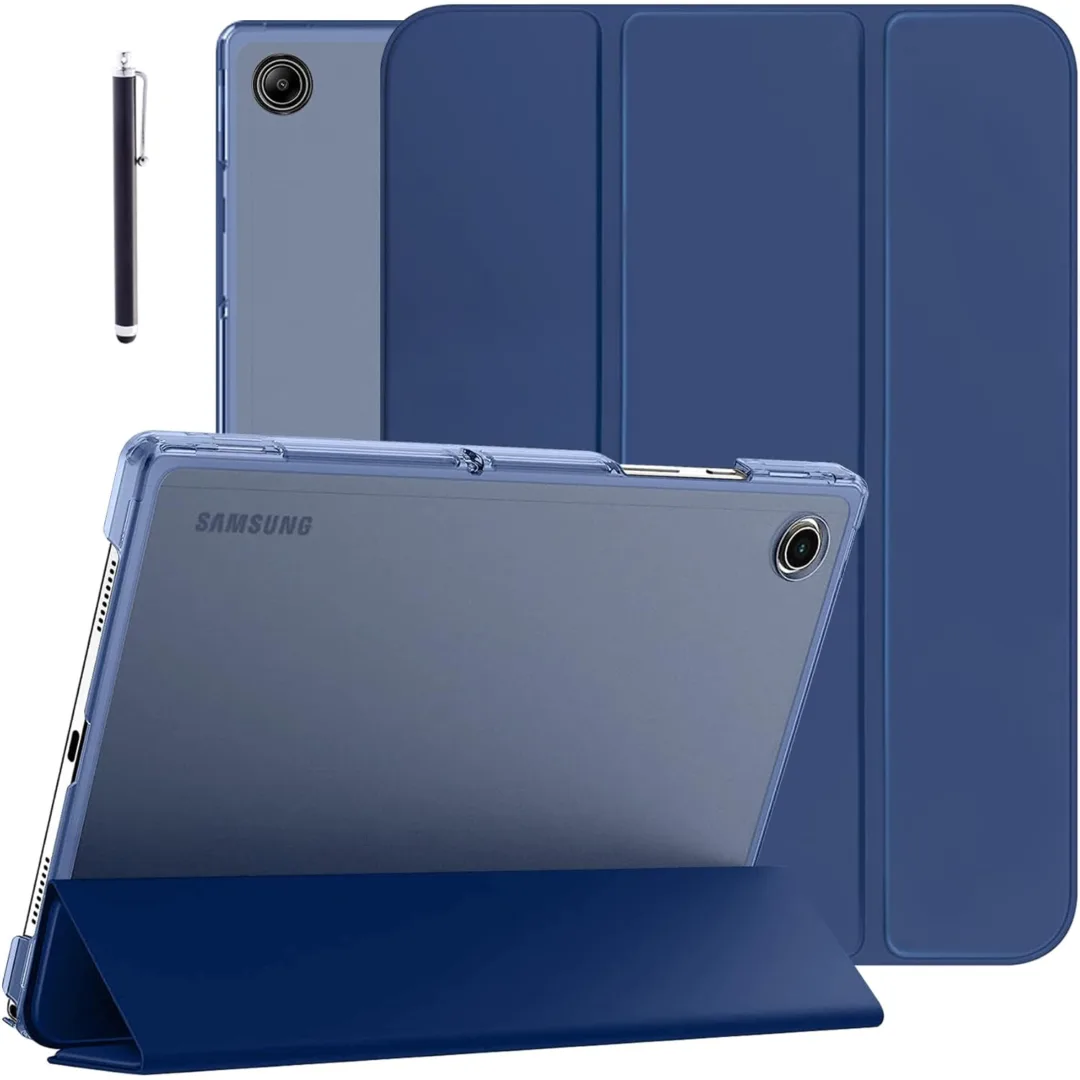 Robustrion Cover for Samsung Tab A9 Plus Cover Case 11 inch, Flip Cover Case for Samsung Galaxy Tab A9 Plus Cover/Tab A9+ Tablet Cover with Translucent Back [Auto Sleep Wake Support] - Blue