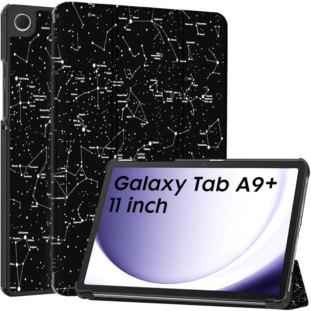 Robustrion Cover for Samsung Galaxy Tab A9 Plus 11 inch Cover Case, Flip Cover Case for Samsung Galaxy Tab A9+ 11 inch/Galaxy Tab A9 Plus Tablet Cover [Auto Sleep/Wake Support] - Constellation