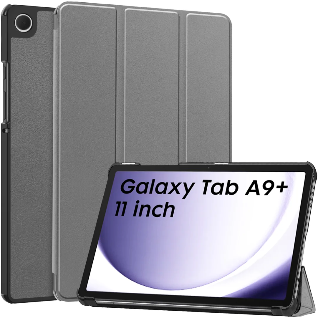 Robustrion Cover for Samsung Galaxy Tab A9 Plus 11 inch Cover Case, Flip Cover Case for Samsung Galaxy Tab A9+ 11 inch/Galaxy Tab A9 Plus Tablet Cover [Auto Sleep/Wake Support] - Grey