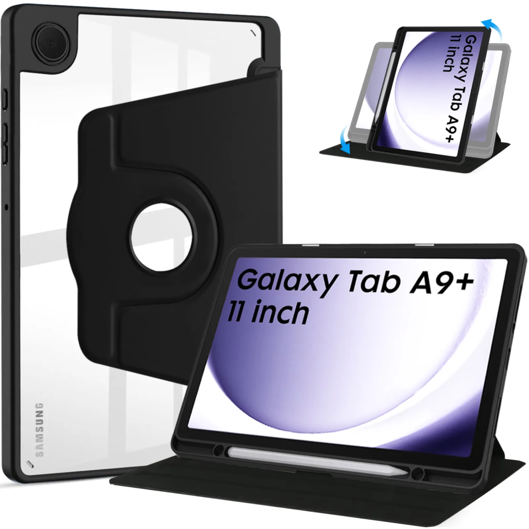 Robustrion Cover for Samsung Tab A9 Plus Cover Case 11 inch, Hybrid [360 Rotation] Cover Case for Samsung Tab A9 Plus Tablet Cover/Galaxy Tab A9+ Cover