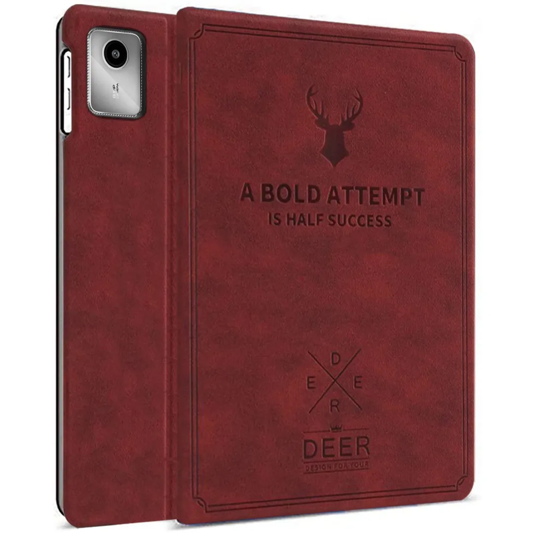 Robustrion Cover for Lenovo Tab M11 Cover Case, Flip Cover for Lenovo Tab M11 Tablet 11 inch [ Auto Sleep Wake Support] - Vine Red