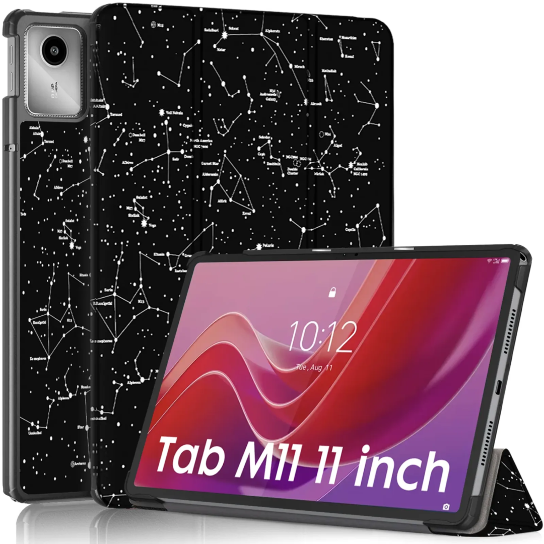 Robustrion Cover for Lenovo Tab M11 Cover Case, Trifold Flip Cover for Lenovo Tab M11 Tablet 11 inch [ Auto Sleep Wake Support] - Constellation