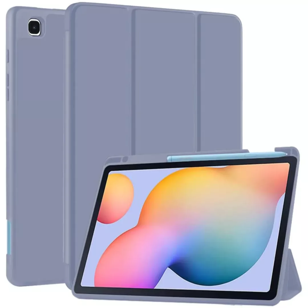 Robustrion Cover for Samsung S6 Lite Tablet Cover 10.4 inch Flip Stand Back Cover with S Pen Holder [Right Side] for Samsung S6 Lite Tab 10.4 inch [Auto Sleep Wake Support] - Lavender