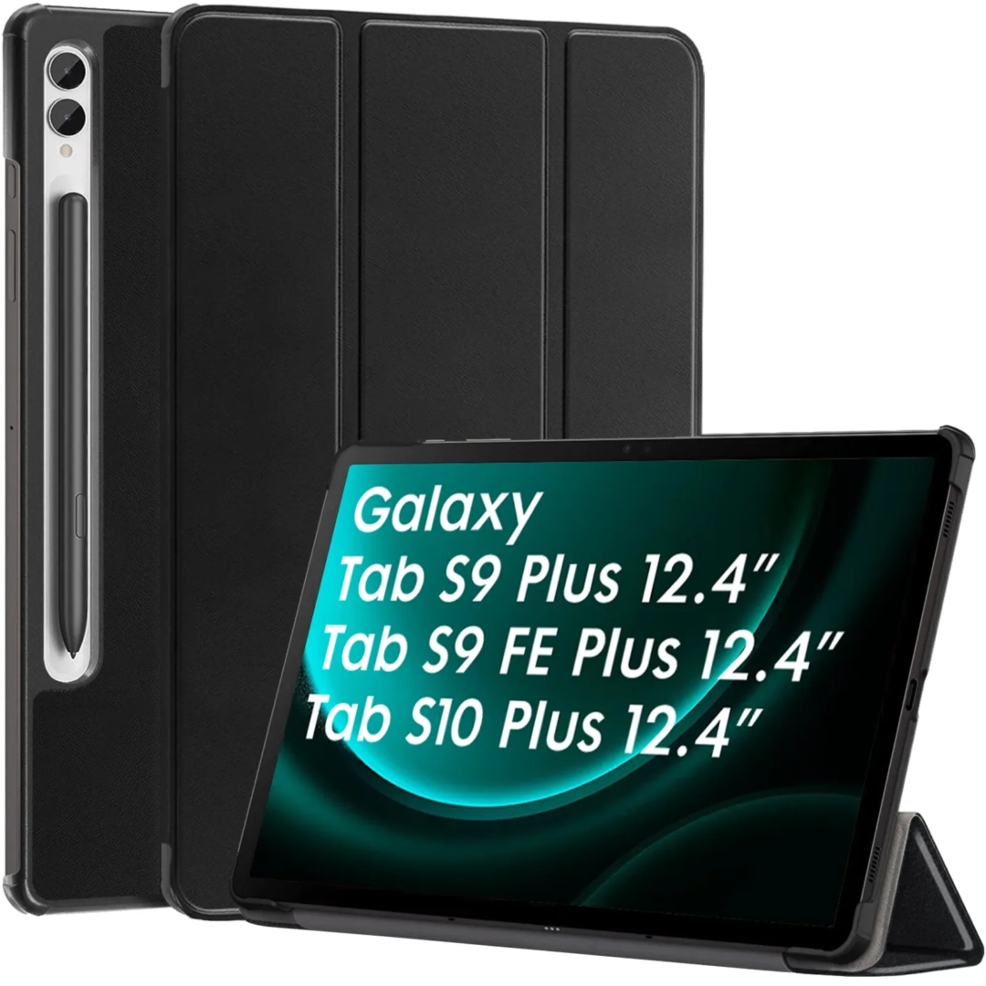 Robustrion Cover for Samsung Tab S9 FE Plus/Tab S10 Plus / S9 Plus 12.4" Cover Case Flip Stand Case Cover for Samsung Galaxy Tab S10+ / S9+ / Tab S9 FE+ Tablet Cover [Auto Sleep/Wake]