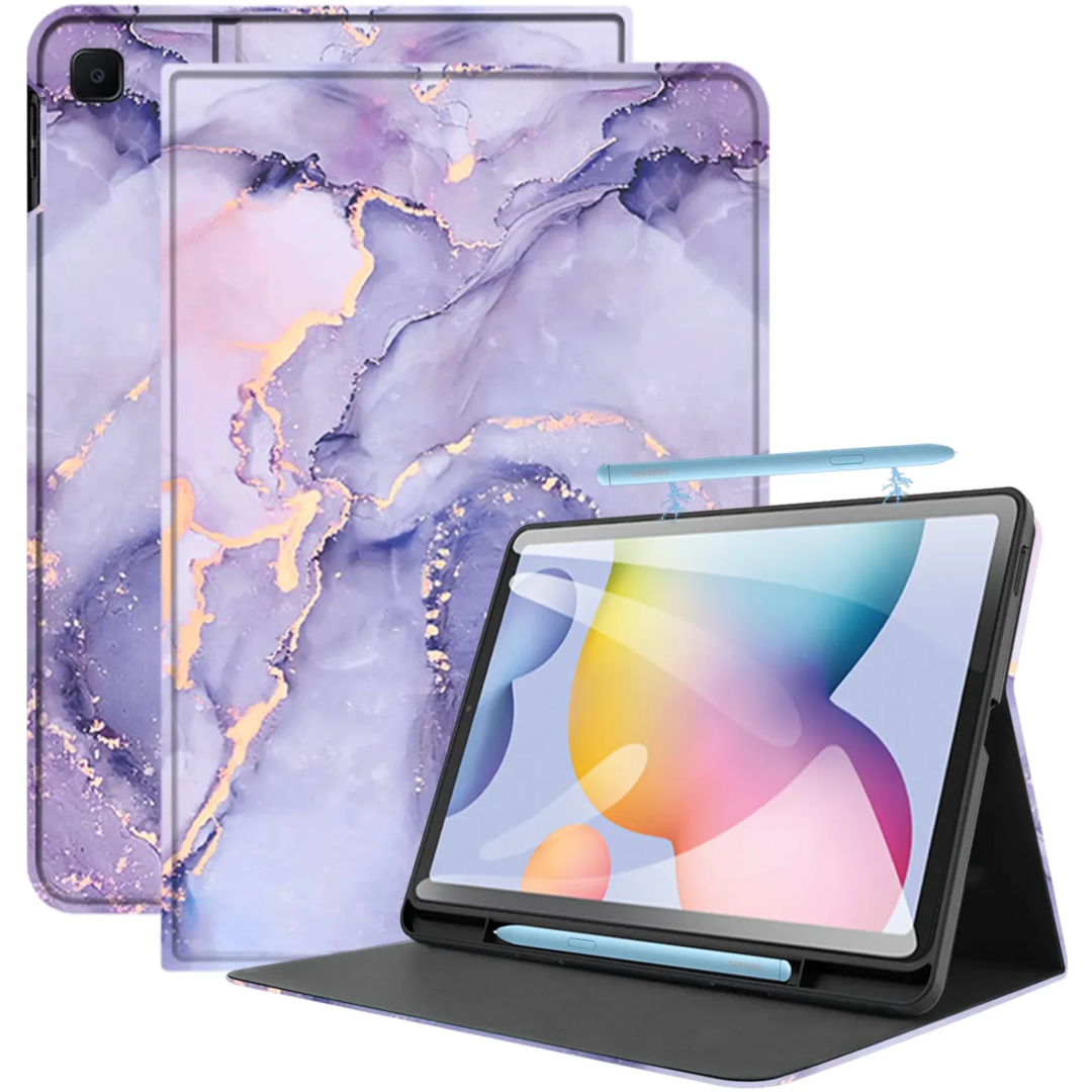 Robustrion Cover for Samsung Galaxy S6 Lite Tablet Cover 10.4 inch Flip Stand Case Cover for Samsung Tab S6 Lite Cover with S Pen Holder - MrbLilac