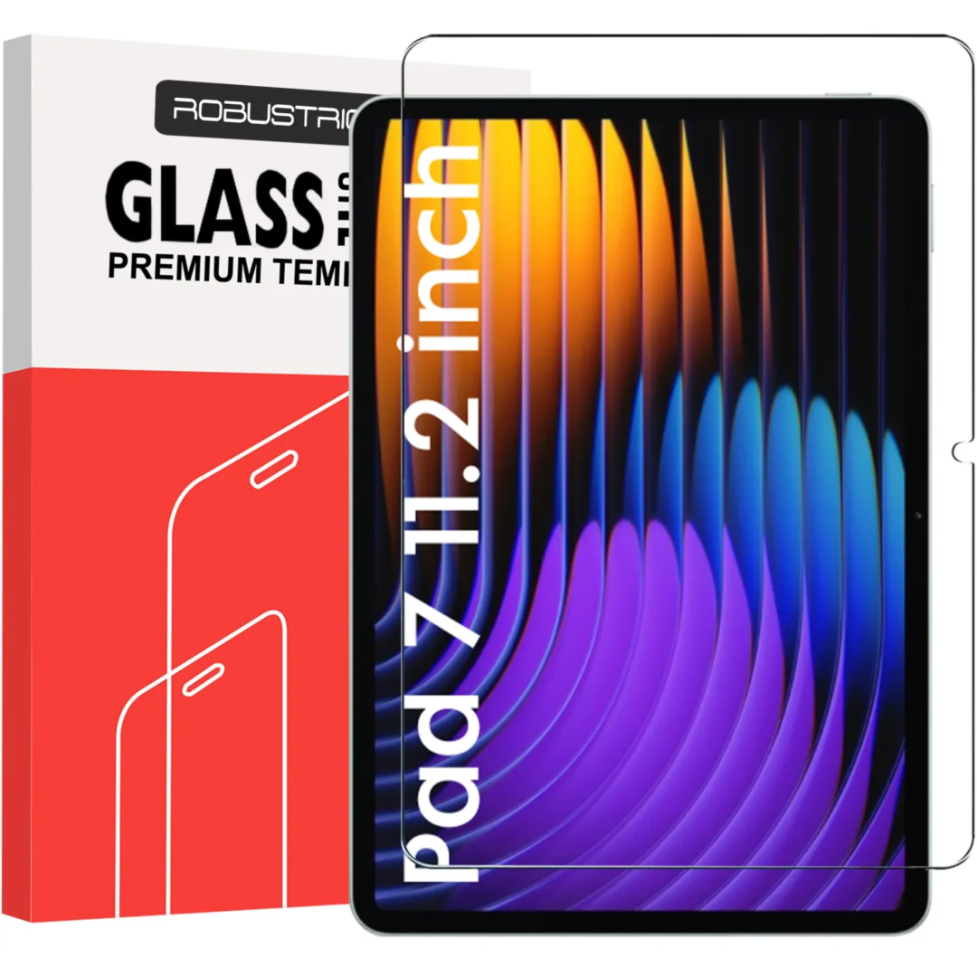 Robustrion Tempered Glass for Xiaomi Pad 7 11.2 inch Screen Protector Guard for Xiaomi Mi Pad 7 11.2 inch