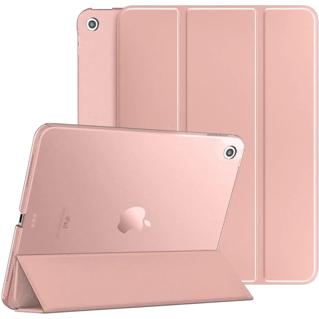 Robustrion Cover for iPad 9th Generation Cover/iPad 8th Generation/iPad 7th Gen Cover Case 10.2 inch [Auto Sleep Wake Support] - Rose Gold