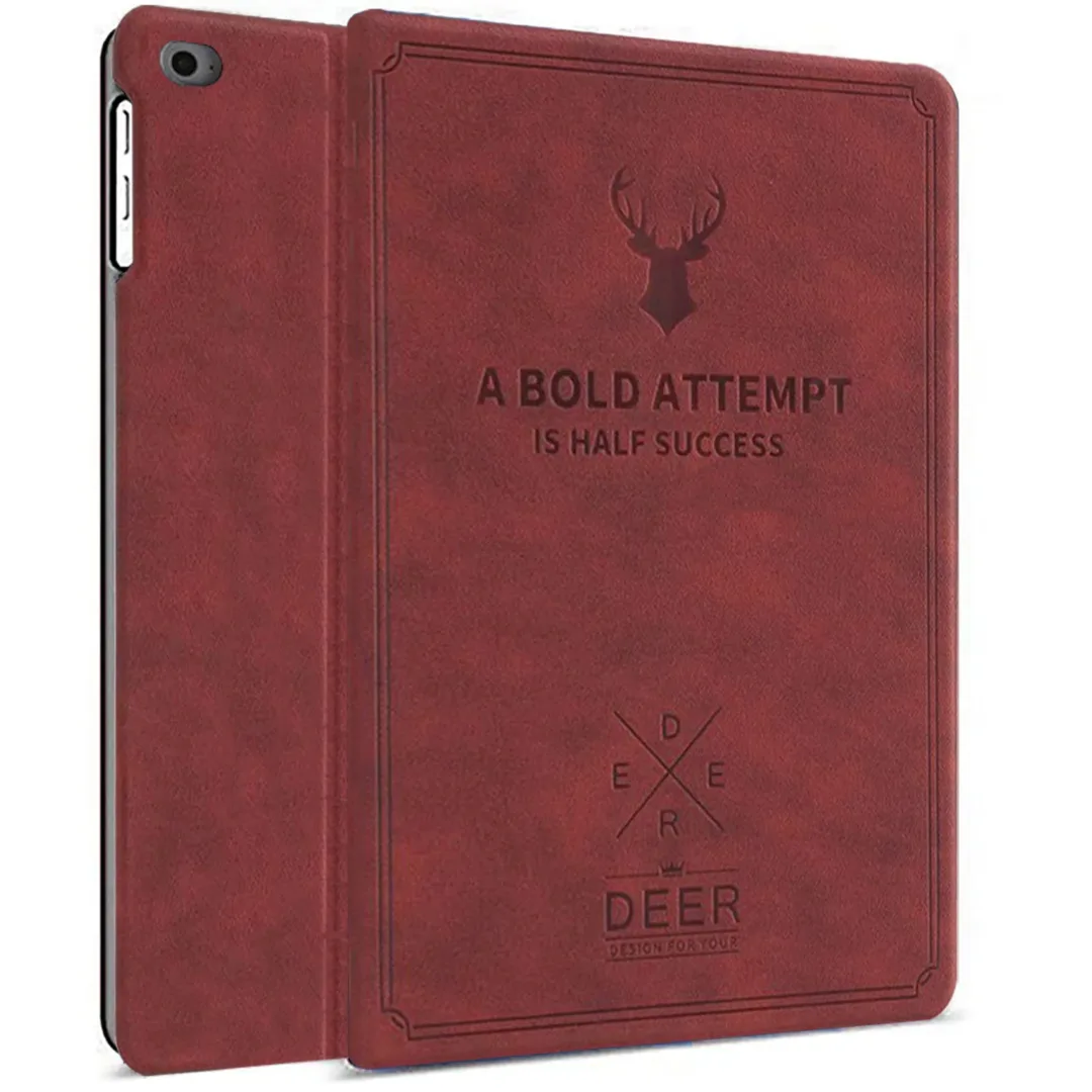 Robustrion Smart Stand Case Cover for Apple iPad 10.2 inch(25.9cm) 9th Gen 2021 Cover 8th Gen 2020 7th Gen 2019 Generation - Vine Red