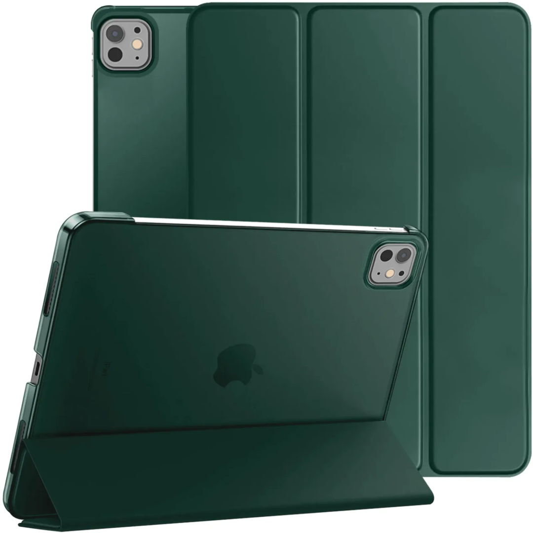 Robustrion Cover for Xiaomi Mi Pad 7 11.2 inch Cover Case, Flip Case Cover with Translucent Back for Xiaomi Pad 7 Cover [Support Auto Sleep Wake] - DKGreen