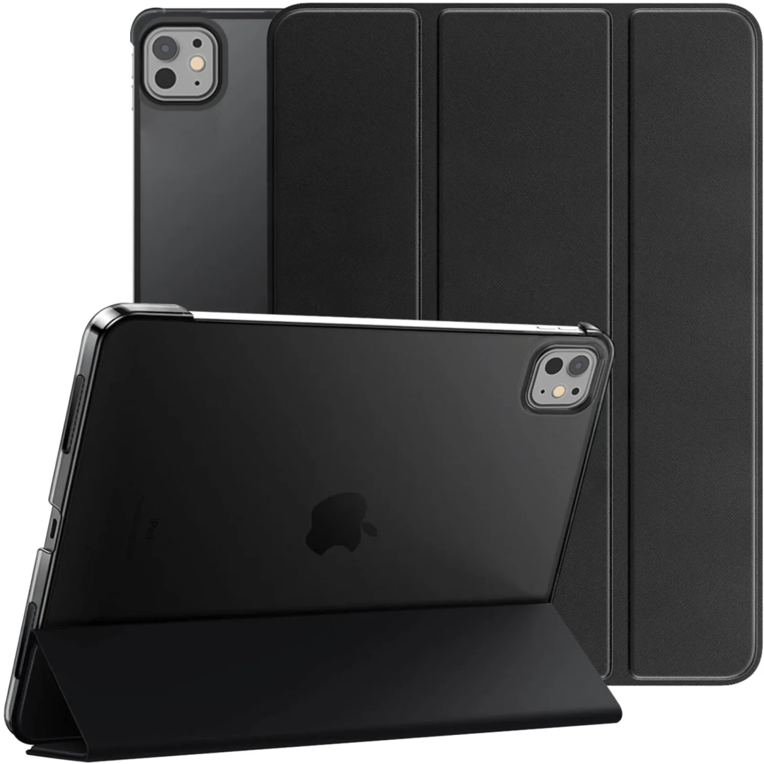 Robustrion Cover for Xiaomi Mi Pad 7 11.2 inch Cover Case, Flip Case Cover with Translucent Back for Xiaomi Pad 7 Cover [Support Auto Sleep Wake] - Black